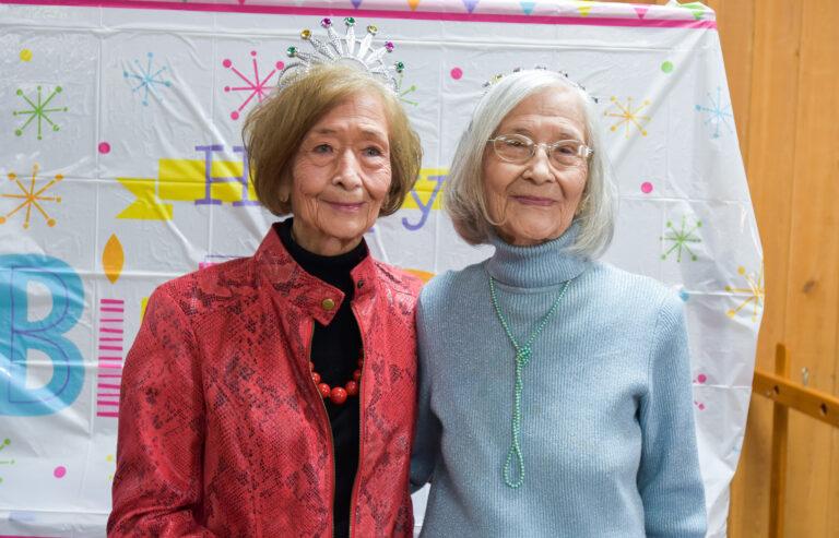 Community celebrates twin sisters’ 99th birthday