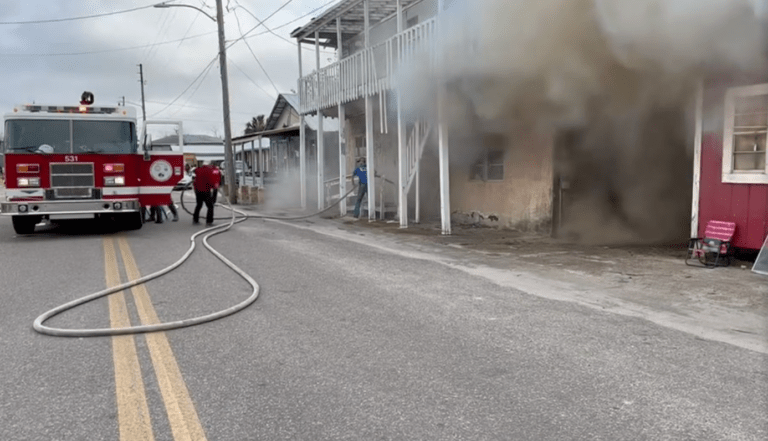 Port St. Joe Fire Department responds to house fire on Martin Luther King Jr. Boulevard