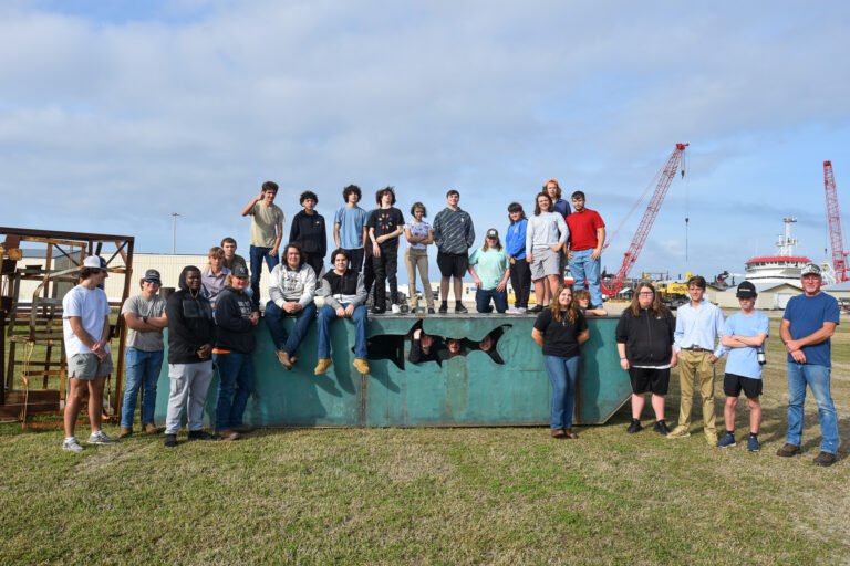Local students celebrate completion of artificial reef project