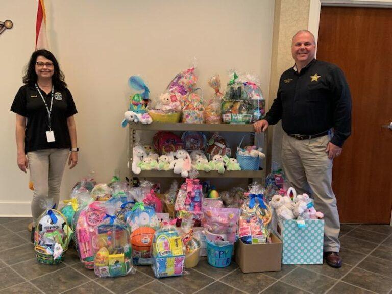 Sheriff’s office distributes more than 250 Easter baskets in annual drive