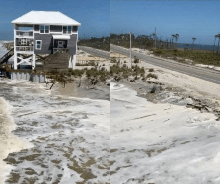 Beach erosion on cape persists, threatens Cape San Blas Road