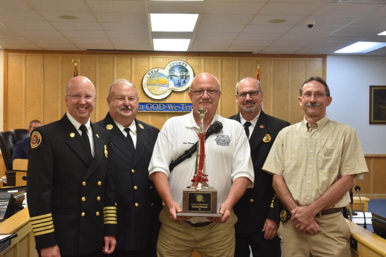 Gulf County’s Barrett awarded Volunteer Fire Chief of the Year