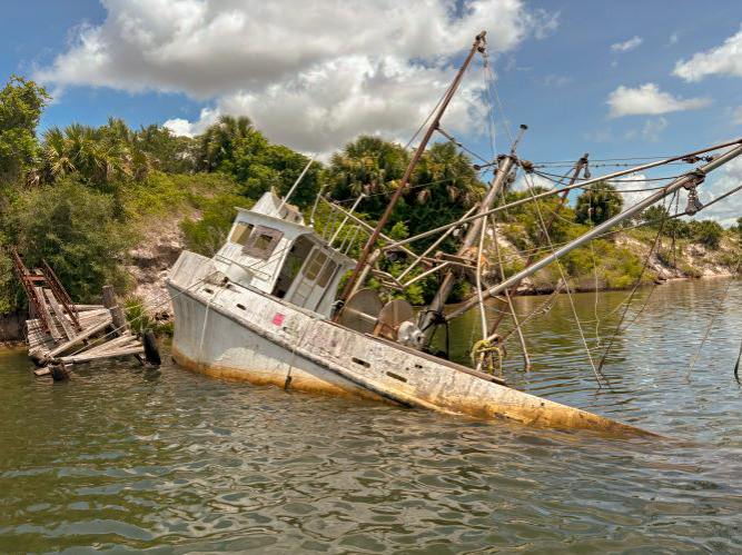 FWC clears out derelict vessels from Gulf Canal